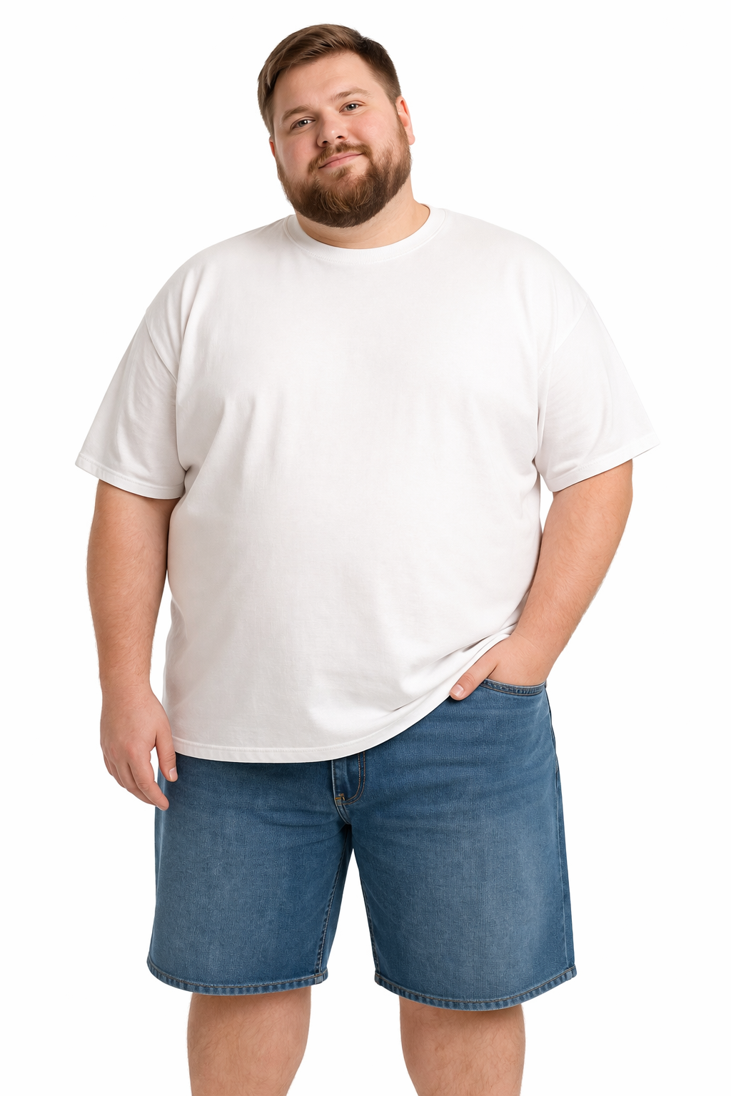 Plus Size Plain T-Shirts