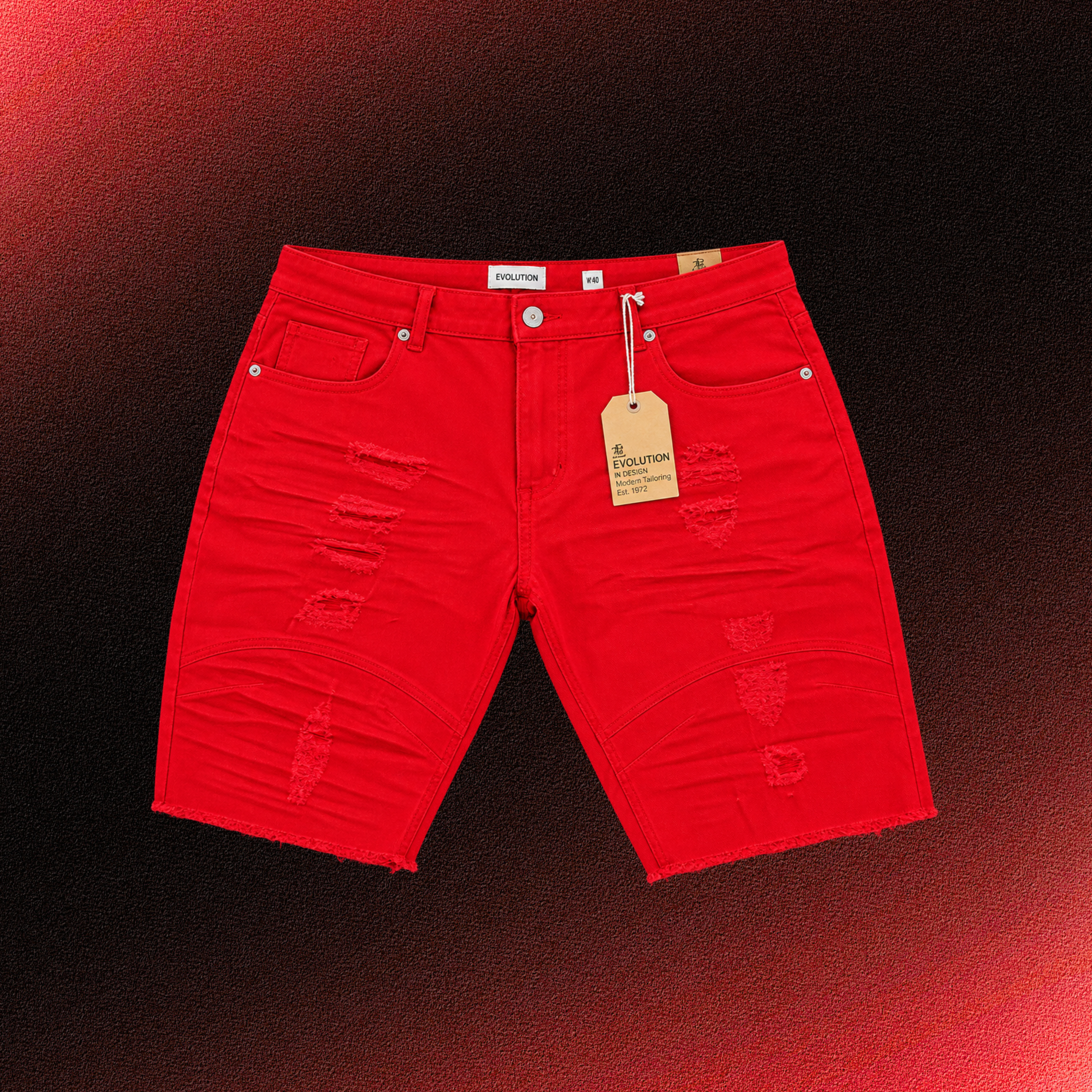Plus Size Denim Shorts