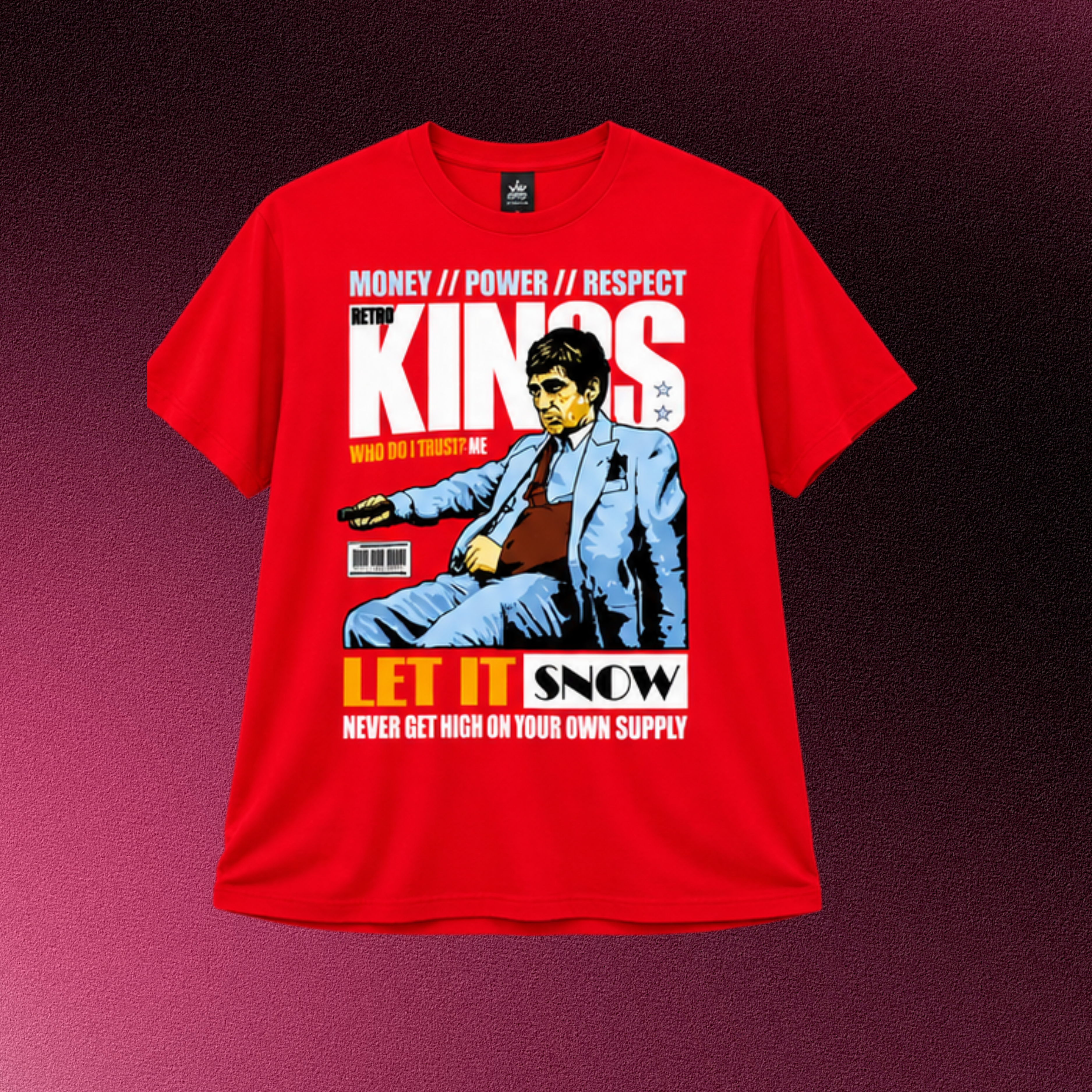 Plus Size "SCARFACE" Graphic T-Shirt