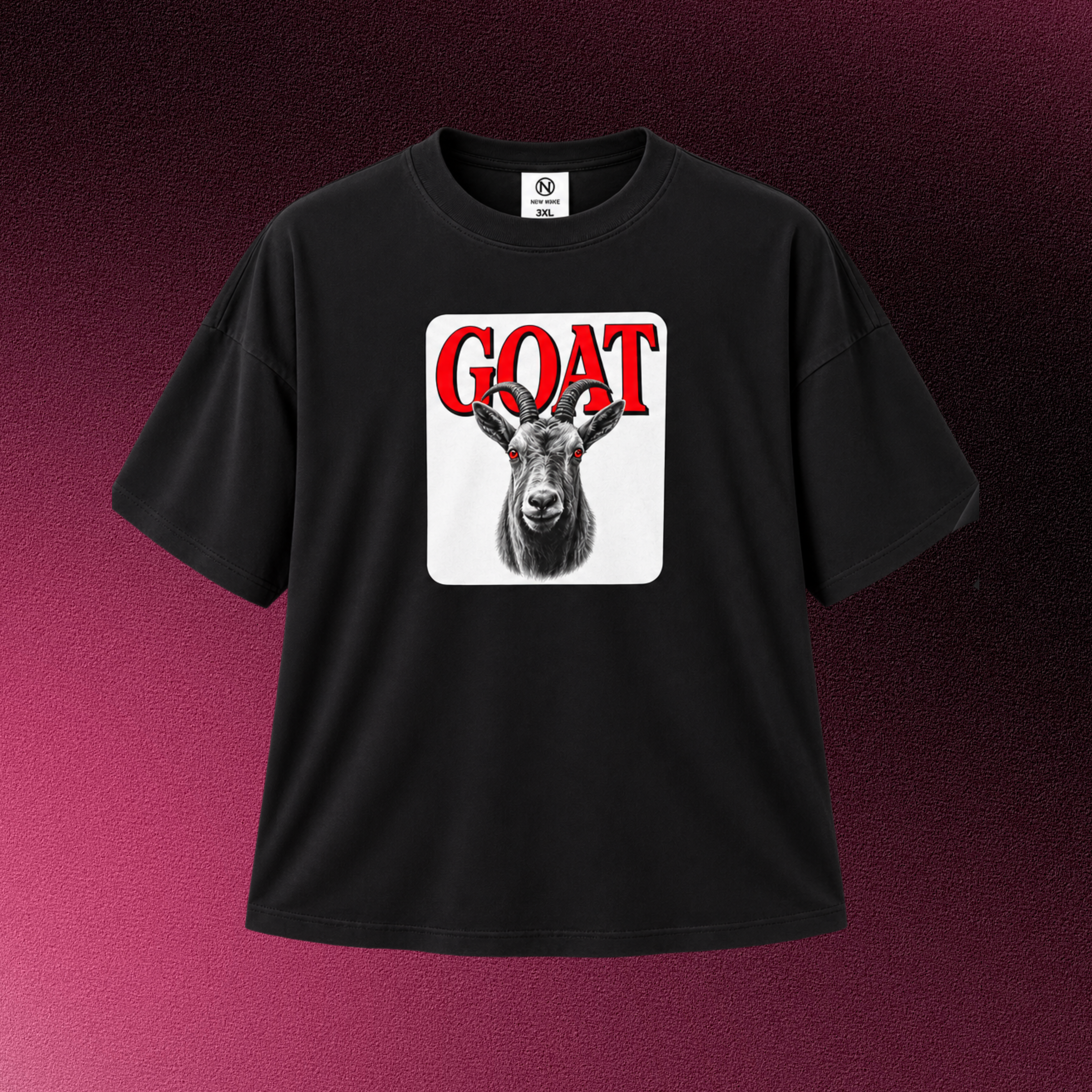 Plus Size "GOAT" Graphic T-Shirt