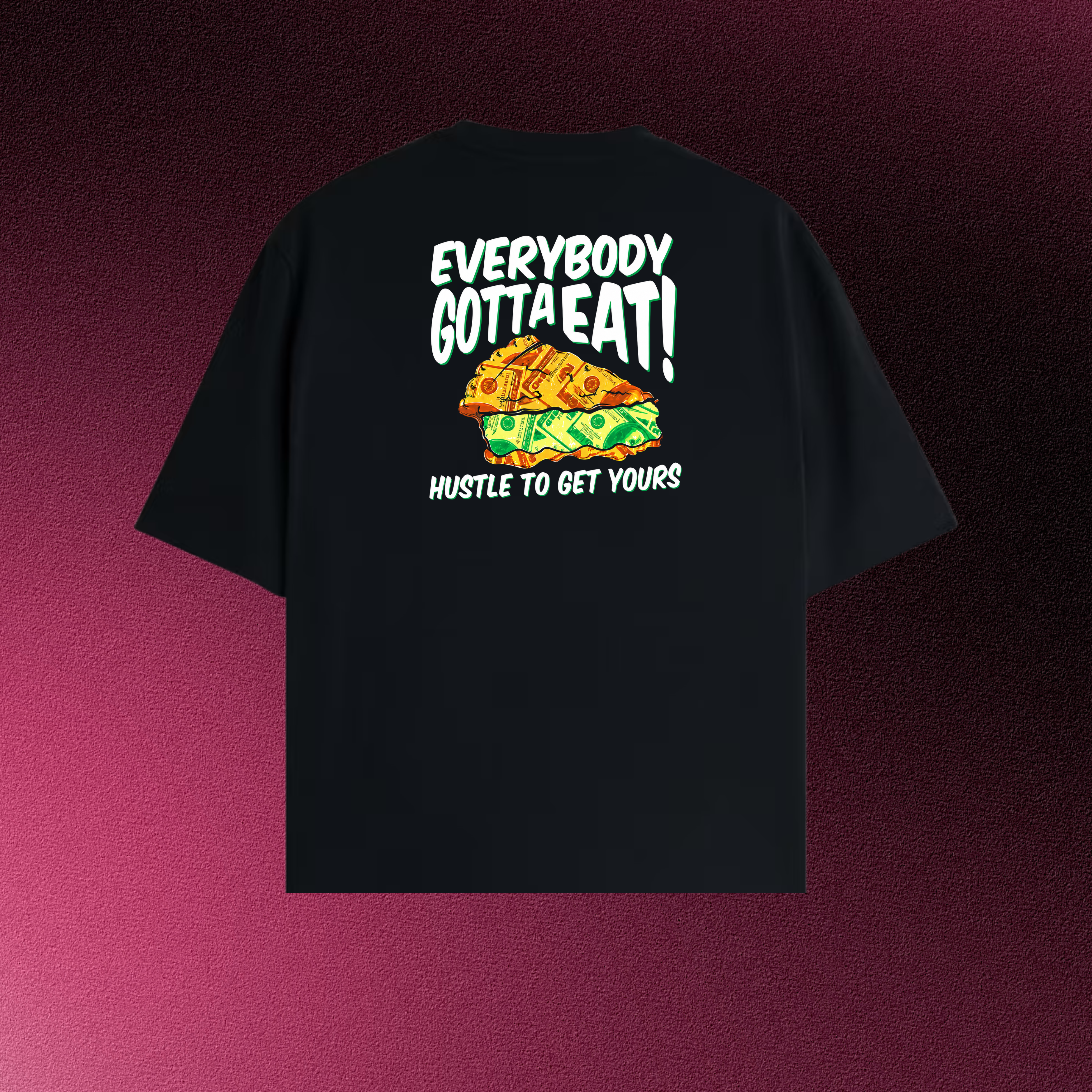 Plus Size "EVERY ONE GOTTA EAT" Graphic T-Shirt