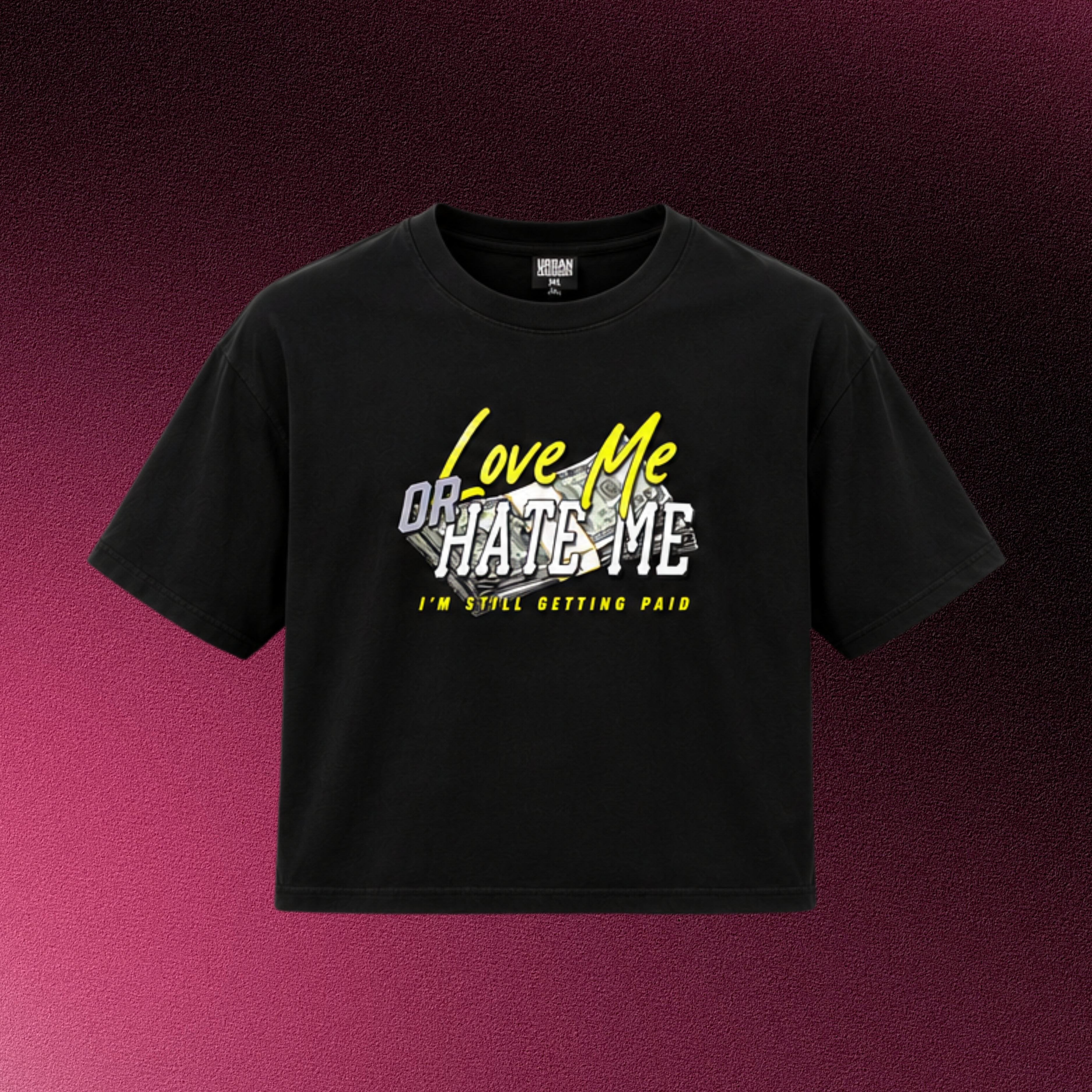 Plus Size "LOVE ME" Graphic T-Shirt