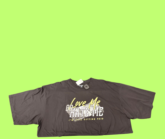 Plus Size "LOVE ME" Graphic T-Shirt
