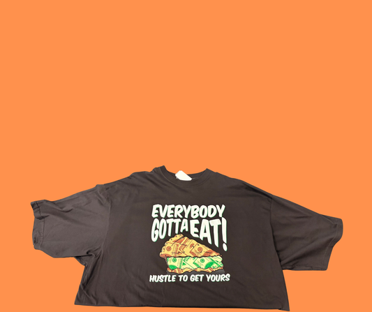 Plus Size "EVERY ONE GOTTA EAT" Graphic T-Shirt