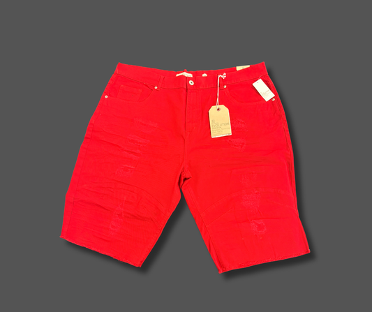 Plus Size Denim Shorts