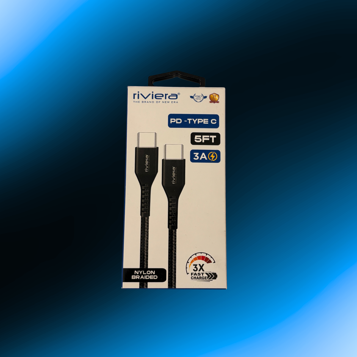 Type C fast charging cable 5FT